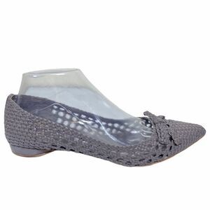 Delman Shana Woven Cap Toe Flat